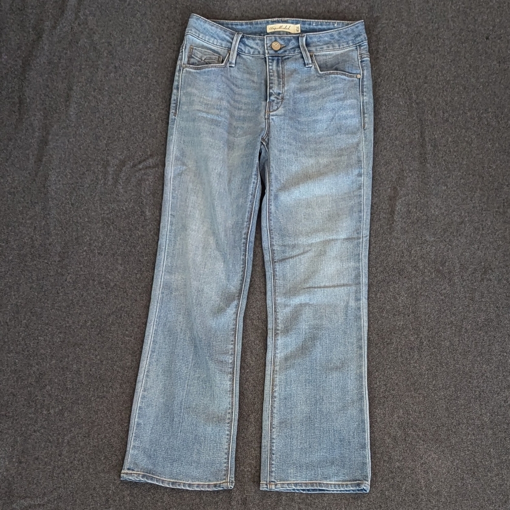 Unpublished Marlow Mid Rise Cropped Demi Flare Size 26